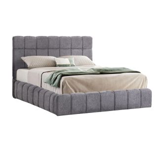 ΚΡΕΒΑΤΙ RAMON ΜΕ ΑΠΟΘΗΚΕΥΤΙΚΟ ΧΩΡΟ HM720.10 ΥΦΑΣΜΑ ΜΠΟΥΚΛΕ ΣΚΟΥΡΟ ΓΚΡΙ-ΣΤΡΩΜΑ 160x200εκ |  Κρεβάτια στο espiti