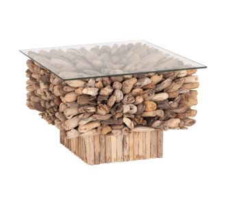 ΤΡΑΠΕΖΙ ΣΑΛΟΝΙΟΥ ΤΕΤΡΑΓΩΝΟ SPARROW HM9961 DRIFTWOOD--ΓΥΑΛΙ 75x75x51Υεκ. |  Τραπέζια στο espiti