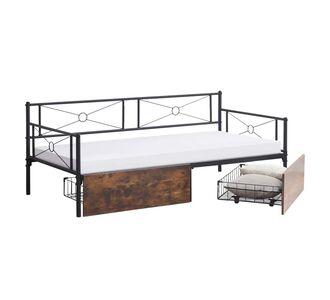 ΚΡΕΒΑΤΙ-ΚΑΝΑΠΕΣ BERNIE HM21120.01 ΜΑΥΡΟΣ ΜΕΤΑΛ. ΣΚΕΛΕΤΟΣ & ΣΥΡΤΑΡΙΑ- ΓΙΑ 190x90εκ. |  Κρεβάτια στο espiti