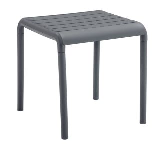 ΤΡΑΠΕΖΑΚΙ ΤΕΤΡΑΓΩΝΟ KORVER HM6335.03 ΠΟΛΥΠΡΟΠΥΛΕΝΙΟ ΣΕ ΓΚΡΙ 45x45x48Υεκ. |  Τραπέζια κήπου στο espiti