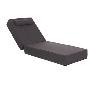 ΜΑΞΙΛΑΡΙ ΞΑΠΛΩΣΤΡΑΣ KIHEI HM21094.03 OLEFIN ΣΚΟΥΡΟ ΓΚΡΙ ΜΕ FOAM 198x70x20Υεκ |  Μαξιλάρια Εξωτερικού Χώρου στο espiti
