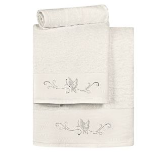 Beauty Home Σετ πετσέτες Art 3176  Σετ 3τμχ  Εκρού       |  Σετ Πετσέτες στο espiti