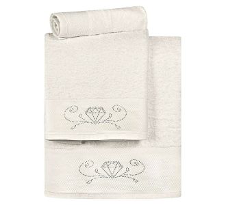 Beauty Home Σετ πετσέτες Art 3177  Σετ 3τμχ  Εκρού       |  Σετ Πετσέτες στο espiti