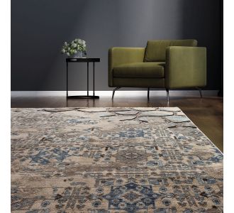 Beauty Home Πατάκι Bliss Art 9625 67x220 Μπεζ,Μόκα,Μπλε       |  Χαλιά Διάδρομοι στο espiti
