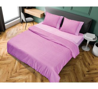 Beauty Home Ζεύγος μαξιλαροθήκες πουά JOY Art 1680 50x70 Μωβ       |  Μαξιλαροθήκες Απλές στο espiti