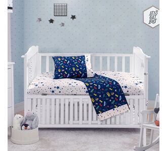 Beauty Home Σετ σεντόνια βρεφικά Art 5174 120x160 Μπλε       |  Βρεφικά Σεντόνια στο espiti