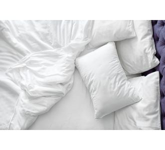Beauty Home Παπλωματοθήκη Ξενοδοχείου μονή Lucid Art Ε1035 Percale CVC 80%Cot-20%Pol 160x240+40 Λευκό       |  Υπνοδωμάτιο στο espiti