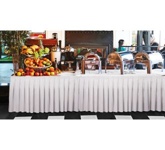 Beauty Home Τραπεζομάντηλο επαγγελματικό Solid Art Ε8010 100x145 σε 2 χρώματα  Λευκό     |  Τραπεζαρία στο espiti