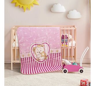 Beauty Home Κουβέρτα βρεφική Art 5255 110x140 Λιλά       |  Βρεφικές Κουβέρτες στο espiti