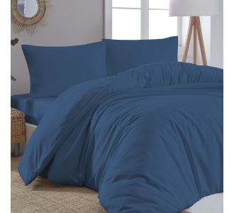Beauty Home Παπλωματοθήκη υπέρδιπλη μονόχρωμη Art 1999 230x250 Μπλε       |  Παπλωματοθήκες Υπέρδιπλες στο espiti