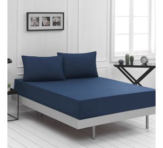 Beauty Home Σεντόνι υπέρδιπλο μονόχρωμο Art 1999 240x260 Μπλε       |  Μονόχρωμα Υπέρδιπλα στο espiti