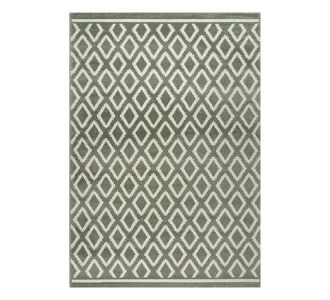 Beauty Home Πατάκι Vibe Art 9573 67x150 Mint White Μέντα Λευκό       |  Χαλιά Διάδρομοι στο espiti