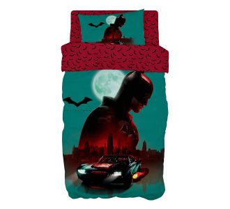 Beauty Home Σετ παπλωματοθήκη μονή Art 6185 The Batman 165x250 Εμπριμέ       |  Παπλωματοθήκες Παιδικές στο espiti