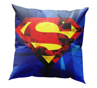 Beauty Home Μαξιλάρι με γέμιση Art 6187 Superman 40x40 Μπλε       |  Παιδικά διακοσμητικά μαξιλάρια στο espiti