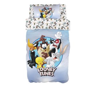 Beauty Home Σετ πάπλωμα μονό Art 6189 Looney Tunes 160x240 Εμπριμέ       |  Παπλώματα Παιδικά στο espiti