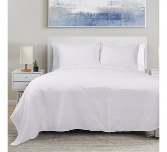 Beauty Home Σετ σεντόνια King Size με λάστιχο 4 Seasons Art 12000 260x270 Λευκό       |  Μονόχρωμα Υπέρδιπλα στο espiti