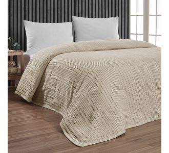 Beauty Home Πικέ μονή Division Αrt 1995 Εκρού 170x240       |  Κουβέρτες Βαμβακερές Μονές στο espiti