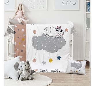 Beauty Home Σετ σεντόνια βρεφικά Kitty Art 5189 120x160 Εμπριμέ       |  Βρεφικά Σεντόνια στο espiti