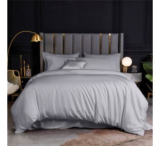 Beauty Home Σετ σεντόνια υπέρδιπλα με λάστιχο Bamboo 300tc Art 12051 Silver Fantasy 170x200+35 Γκρι       |  Σεντόνια Υπέρδιπλα / King Size στο espiti