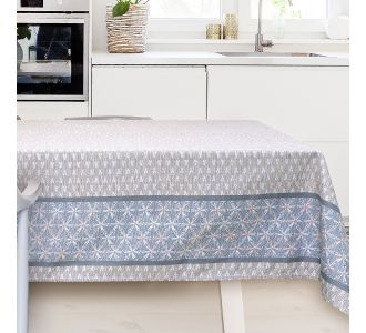 Beauty Home Τραπεζομάντηλο Mint Art 8487 Εμπριμέ 140x140      |  Τραπεζομάντηλα στο espiti