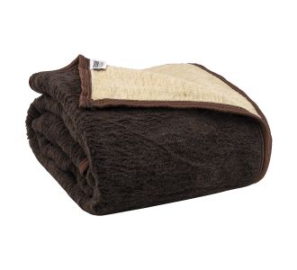 Beauty Home Ακρυλική κουβέρτα μονή art Ε11200 160x220 Καφέ       |  Υπνοδωμάτιο στο espiti