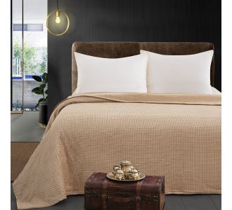 Beauty Home Κουβέρτα μονόχρωμη υπέρδιπλη Fleece Art 11550 220x240 Μπεζ       |  Κουβέρτες Βελουτέ Υπέρδιπλες στο espiti
