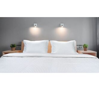 Beauty Home Σεντόνι ξενοδοχείου μονό Ribbon Art Ε1233 230TC Satin Stripe Percal Pennie 70%Cot-30%Pol 173x280 Λευκό       |  Υπνοδωμάτιο στο espiti