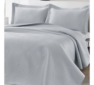 Beauty Home Σετ κουβερλί υπέρδιπλο Calirroe Art 12319 230x250 Γκρι       |  Κουβερλί Υπέρδιπλα στο espiti