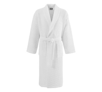 Beauty Home Μπουρνούζι Support πικέ με γιακά  50%Cot-50%Pol 210gsm Λευκό XL      |  Μπάνιο στο espiti