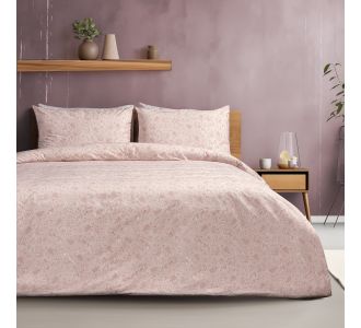 Beauty Home Σετ σεντόνια μονά με λάστιχο Tortugas Art 12091 105x200+30 Σομόν       |  Σεντόνια Υπέρδιπλα / King Size στο espiti