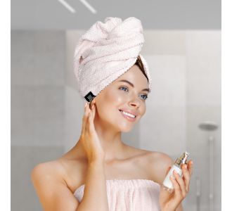 Beauty Home Πετσέτα μαλλιών Turban Art 3410 Ροζ       |  Πετσέτες Προσώπου στο espiti