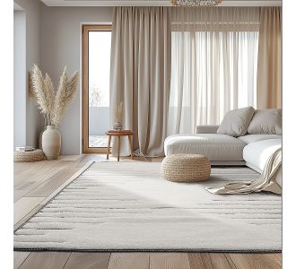 Beauty Home Σετ Κρεβ/ρας 3τμχ Cozy Art 9637 Εκρού       |  Χαλιά Κρεβατοκάμαρας στο espiti