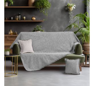 Beauty Home Ριχτάρια σετ 3τμχ Art 8621 (180x170+180x250+180x300) Γκρι       |  Ριχτάρια στο espiti