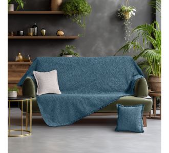 Beauty Home Ριχτάρια σετ 2τμχ Art 8623 (180x250+180x300) Πετρόλ       |  Ριχτάρια στο espiti