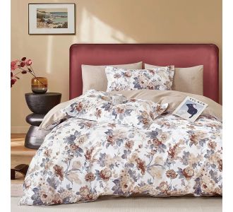 Beauty Home Σετ παπλωματοθήκη υπέρδιπλη Art 12603 Claudio 230χ250 Μπεζ,Γκρι       |  Παπλωματοθήκες Υπέρδιπλες στο espiti