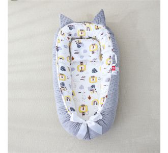 Beauty Home Bρεφική φωλιά με μαξιλάρι Art 5343 53x88 Γαλάζιο       |  Βρεφικά Διάφορα στο espiti