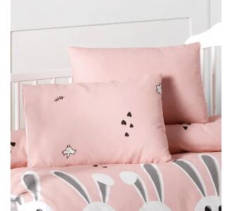 Beauty Home Ζεύγος μαξιλαροθήκες βρεφικές Art 5603 35x45 Σομόν       |  Βρεφικά Σεντόνια στο espiti