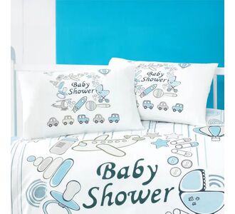 Beauty Home Ζεύγος μαξιλαροθήκες βρεφικές Art 5607 35x45 Γαλάζιο       |  Βρεφικά Σεντόνια στο espiti