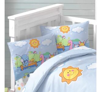 Beauty Home Ζεύγος μαξιλαροθήκες βρεφικές Art 5610 35x45 Γαλάζιο       |  Βρεφικά Σεντόνια στο espiti