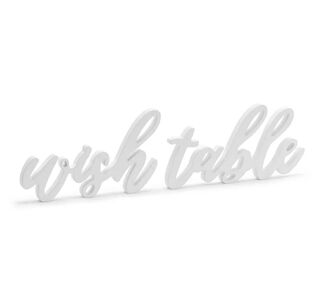 Beauty Home ΞΥΛΙΝΟ ΔΙΑΚΟΣΜΗΤΙΚΟ “WISH TABLE” 40x10cm       |  Διακοσμητκά στο espiti