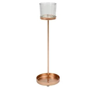 Beauty Home ΚΗΡΟΠΗΓΙΟ BILBAO ΡΟΖ ΧΡΥΣΟ 9.5 X 32 CM       |  Διακοσμητκά στο espiti