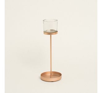 Beauty Home ΚΗΡΟΠΗΓΙΟ BILBAO ΡΟΖ ΧΡΥΣΟ 9.50 X 27 CM       |  Διακοσμητκά στο espiti