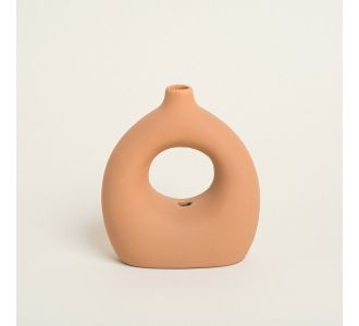 Beauty Home ΒΑΖΟ ΚΕΡΑΜΙΚΟ ΚΑΜΕΛ Sofia 15,9 x 13,5 cm       |  Βάζα στο espiti