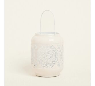 Beauty Home ΦΑΝΑΡΙ ΜΕΤΑΛΙΚΟ ΕΚΡΟΥ 15 x 20 cm       |  Διακοσμητκά στο espiti