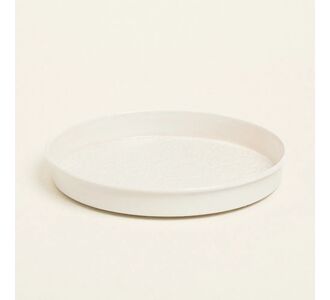 Beauty Home ΔΙΣΚΟΣ ΜΕΤΑΛΛΙΚΟΣ ΑΝΑΓΛΥΦΟΣ ΕΚΡΟΥ 22 CM       |  Διακοσμητκά στο espiti