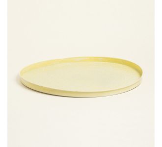 Beauty Home ΔΙΣΚΟΣ ΜΕΤΑΛΛΙΚΟΣ ΑΝΑΓΛΥΦΟΣ ΚΙΤΡΙΝΟΣ 60 CM       |  Διακοσμητκά στο espiti