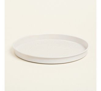 Beauty Home ΔΙΣΚΟΣ ΜΕΤΑΛΛΙΚΟΣ ΑΝΑΓΛΥΦΟΣ ΕΚΡΟΥ 32 CM       |  Διακοσμητκά στο espiti