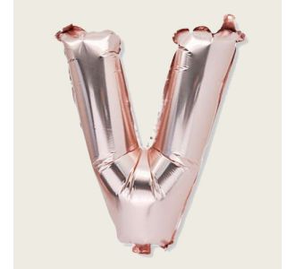 Beauty Home ΜΠΑΛΟΝΙ ΓΡΑΜΜΑ “V” 36cm ΡΟΖ ΧΡΥΣΟ       |  Διακοσμητκά στο espiti