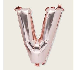 Beauty Home ΜΠΑΛΟΝΙ ΓΡΑΜΜΑ “V” 36cm ΡΟΖ ΧΡΥΣΟ       |  Διακοσμητκά στο espiti