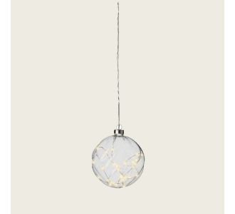 Beauty Home ΦΑΝΑΡΙ ΕΣΩΤΕΡΙΚΟΥ ΧΩΡΟΥ ΜΠΑΛΑ 14 CM ΜΕ LED       |  Χριστουγεννιάτικα Στολίδια στο espiti